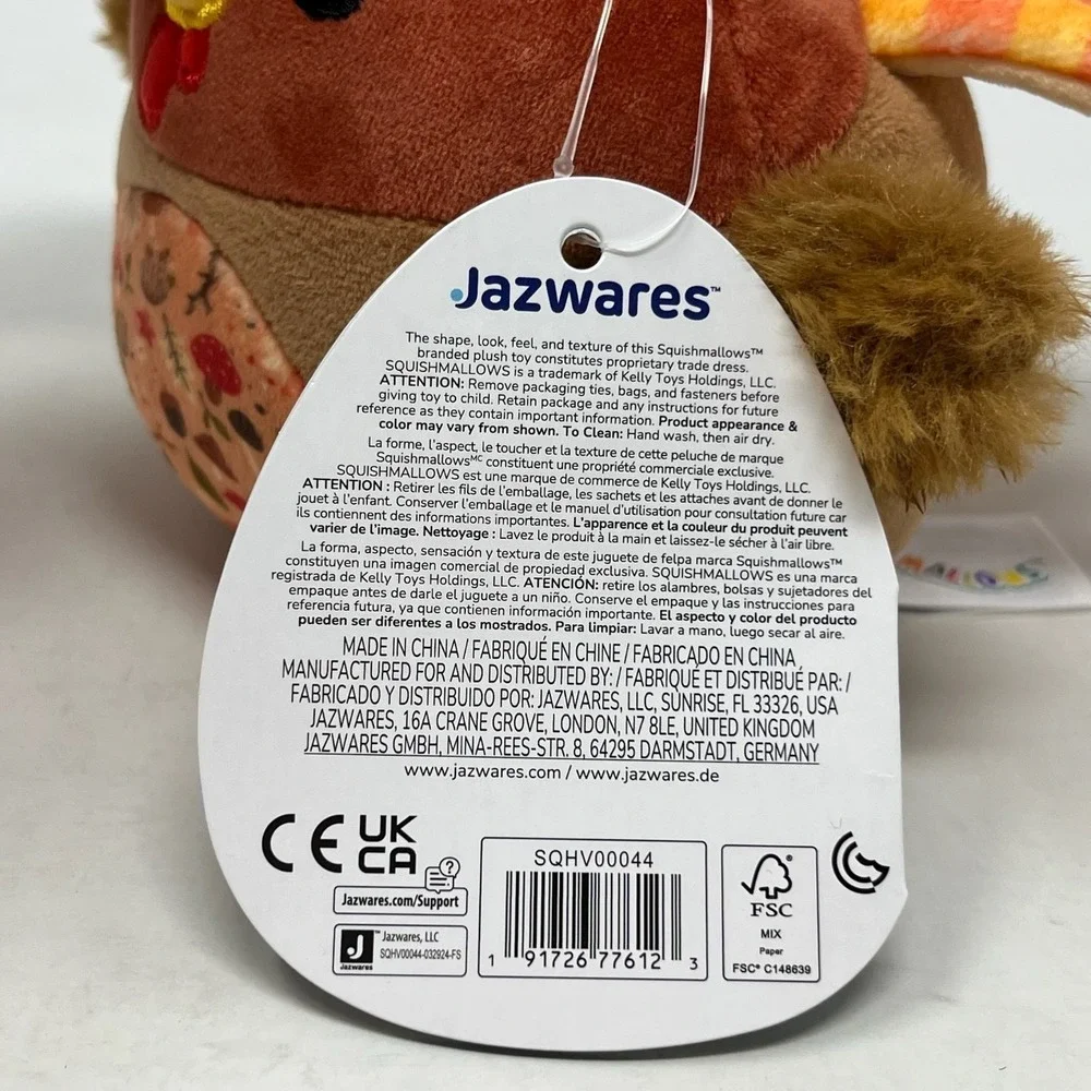Squishmallows Gobrianna the Turkey Plush Toy Stuffed Animal 5